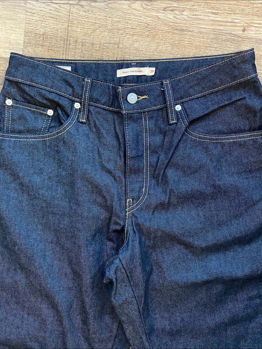 Levi’s Baggy Dad Barrel Jeans Womens 29 - Picture 2 of 3